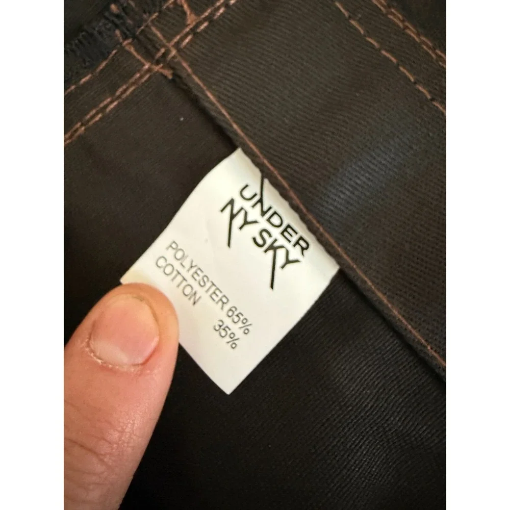 NEW Under NY Sky Apron No-Tie Black Denim Split Leg Few Spirits